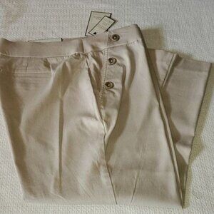 Dana Buchman Secretly Slimming Stretch Pullon Mid Rise‎ Sz 1X Capri w Pockets